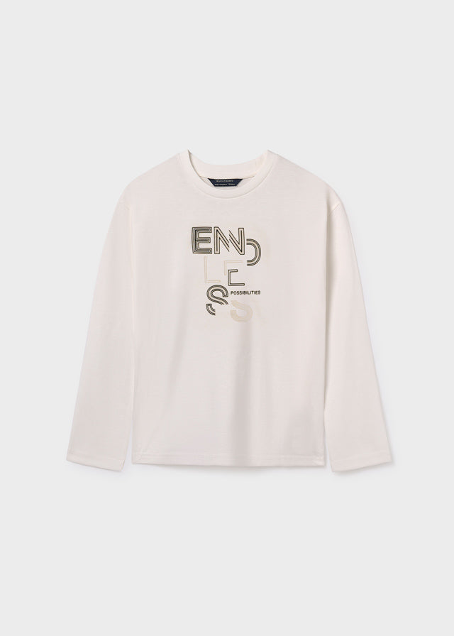 Бавовняна футболка для хлопчика з написом Endless Mayoral