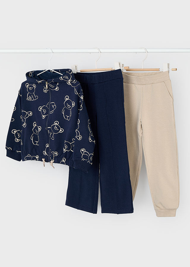 Спортивний костюм:брюки 2 шт. для дівчинки Синій