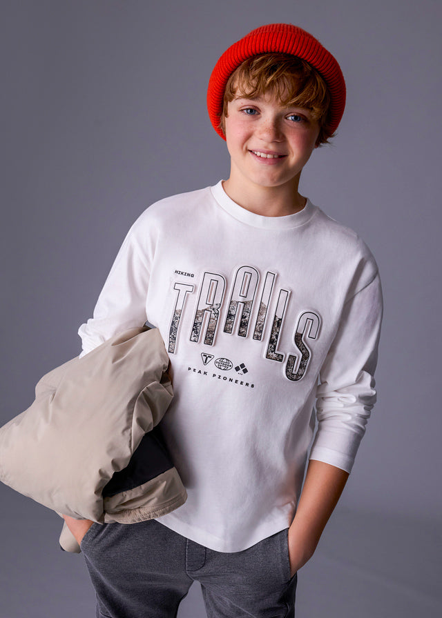 Футболка для хлопчика Молочний