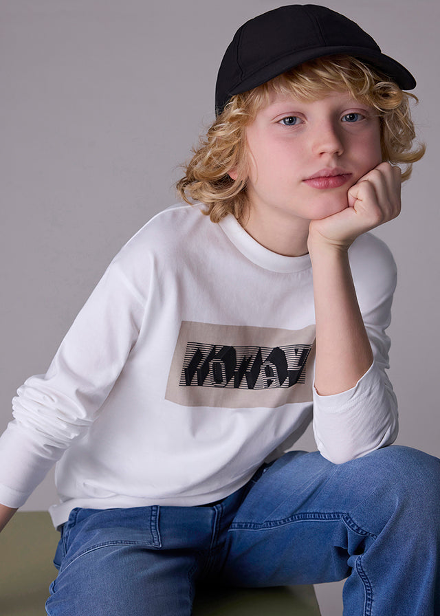 Футболка для хлопчика Молочний