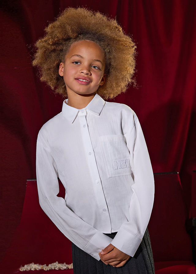 Блуза для дівчинки Молочний