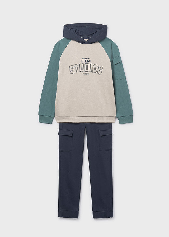 Спортивний костюм для хлопчика Зелен-сині