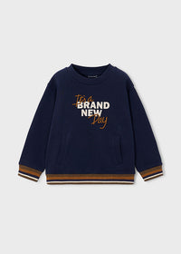 Утеплений світшот для хлопчика It's a BRAND NEW Day